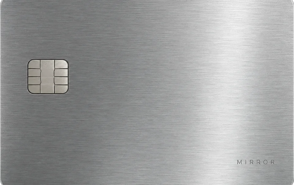 Mirror card skin